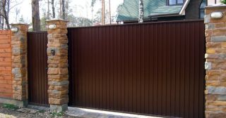 Купить откатные ворота консольные Лесозаводск, цена от 2838 руб.