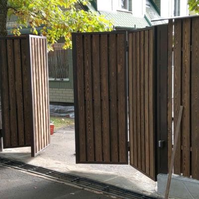 Купите и Закажите Ворота Гармошка: Лучшая Цена от 47983 руб, Установка под Ключ и Доставка в Лесозаводске и по Области